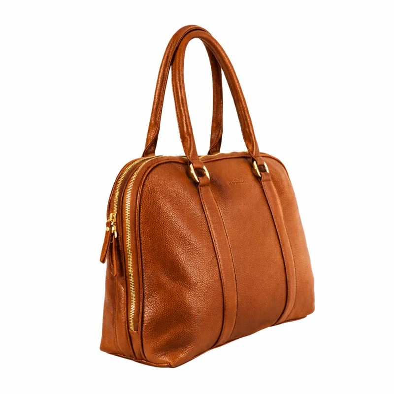 Sac Porte-Documents Paule - Tabac
