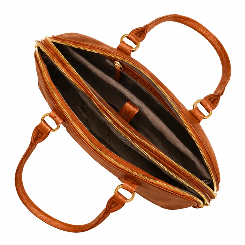 Sac Porte-Documents Paule - Tabac