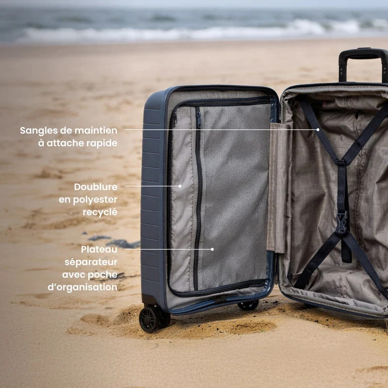 Valise large 77 cm - Striper Jump | Coque légère et résistante