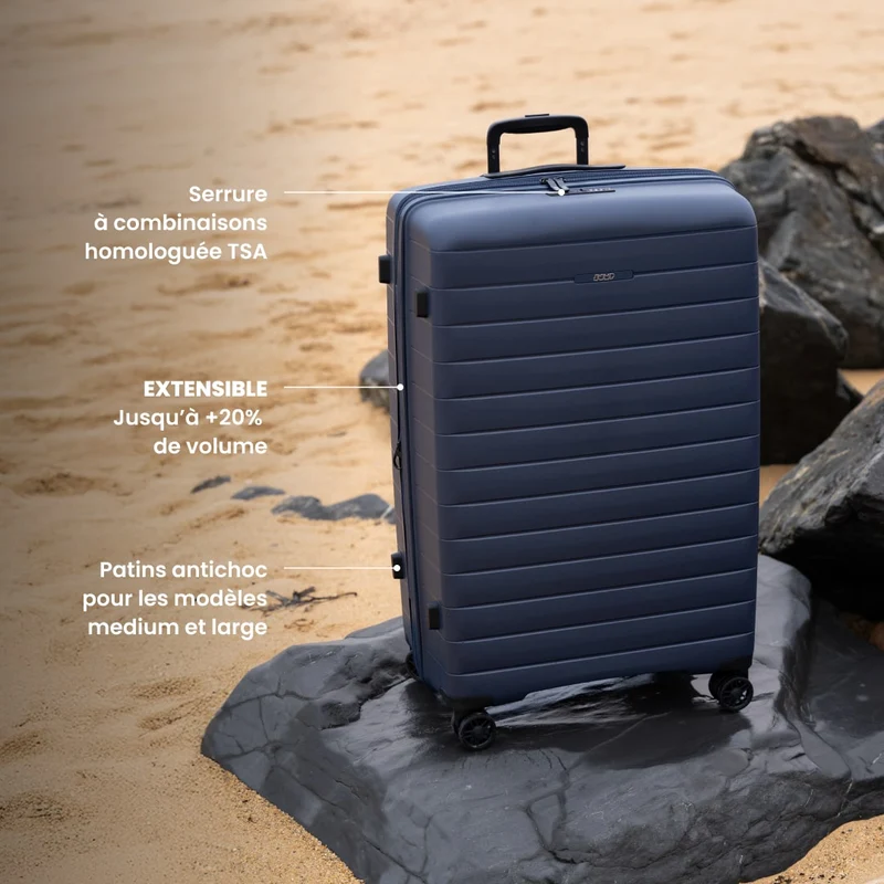 Valise médium 68 cm - Striper Jump | Organisation intuitive