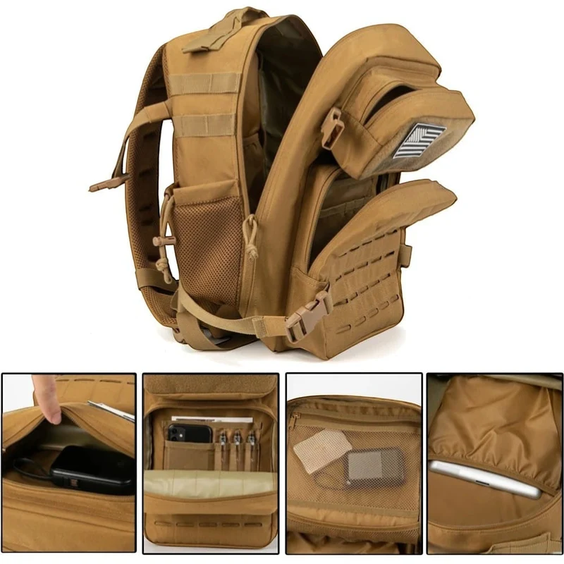 Sac à dos randonnée multipoches 25L