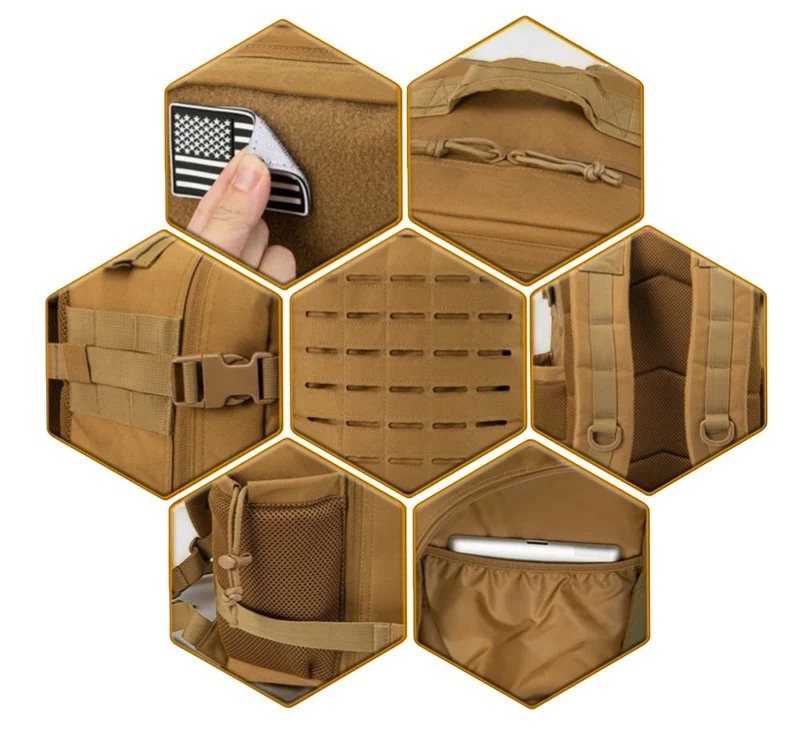 Sac à dos randonnée multipoches 25L