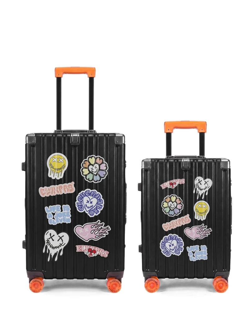 Lot de 2 Valises Rigides Taille Moyenne et Cabine XS LUGERS
