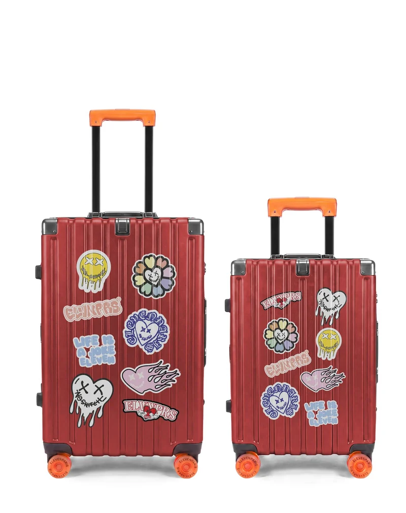 Lot de 2 Valises Rigides Taille Moyenne et Cabine XS LUGERS