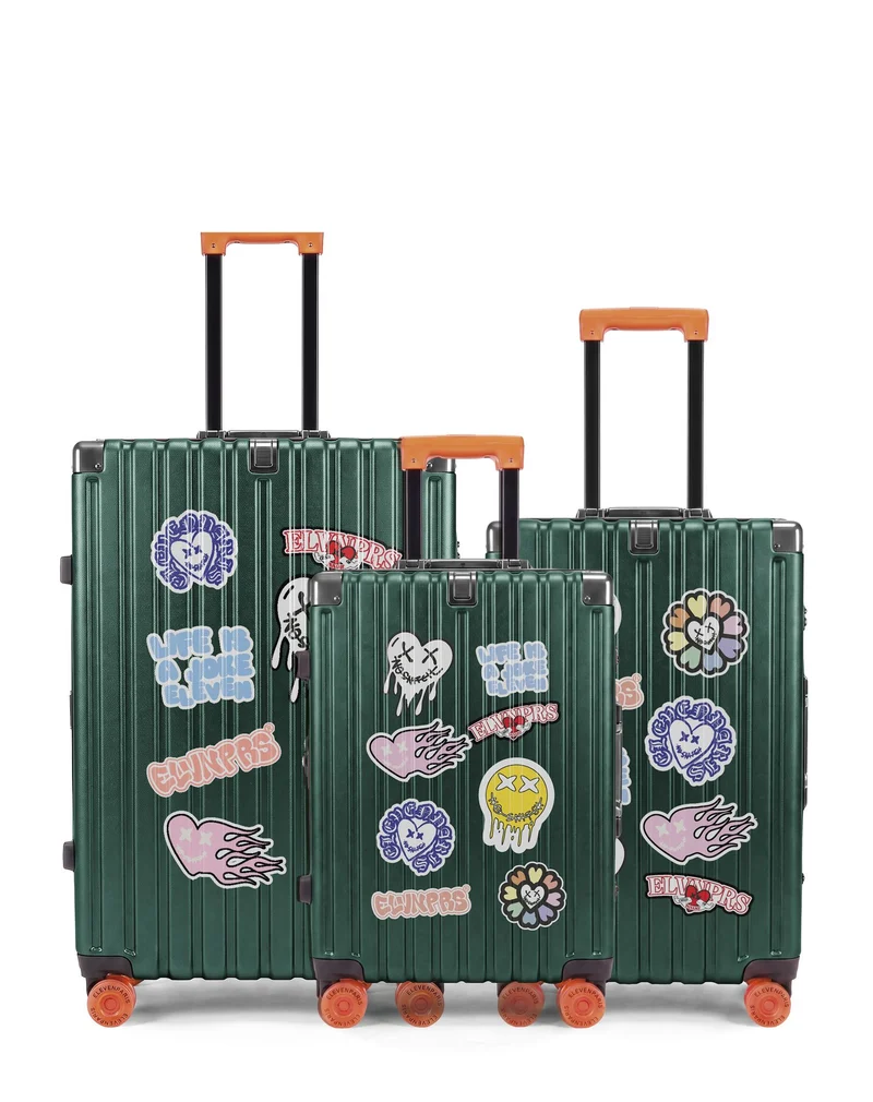 Lot de 3 Valises Rigides Grand Format, Taille Moyenne et Cabine LUGERS
