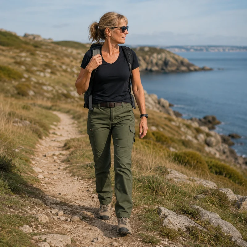 Pantalon trekking femme quick-dry montagne