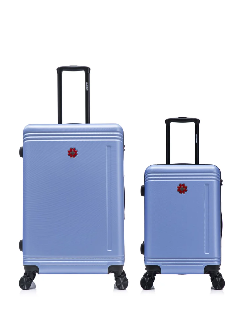 Lot de 2 Valises Rigides Grand Format et Cabine GSTAAD