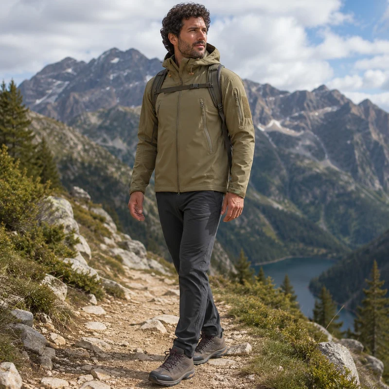 Veste trekking homme imperméable