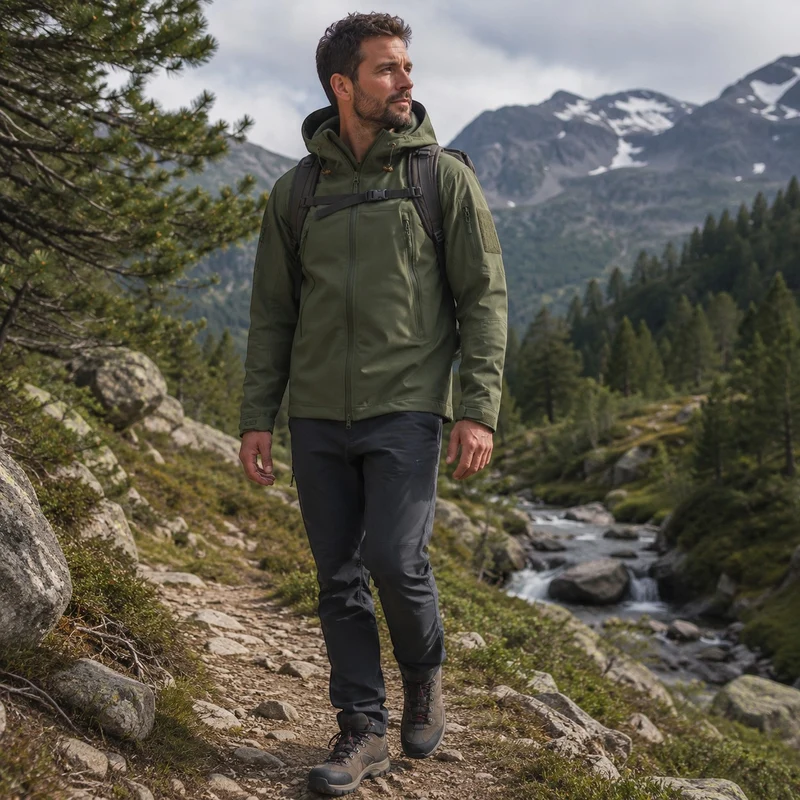 Veste trekking homme imperméable