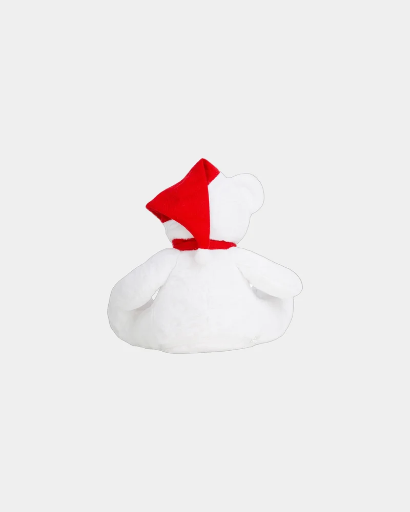 Peluche ourson de Noël bonnet et écharpe à personnaliser