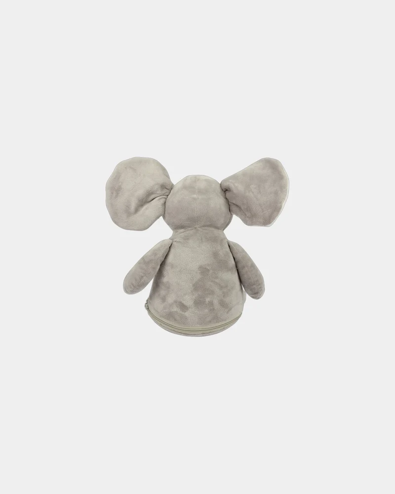 Peluche éléphant zippée à broder à personnaliser