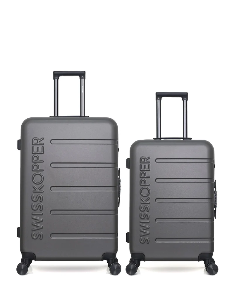 Lot de 2 Valises Rigides Grand Format et Taille Moyenne AIGLE