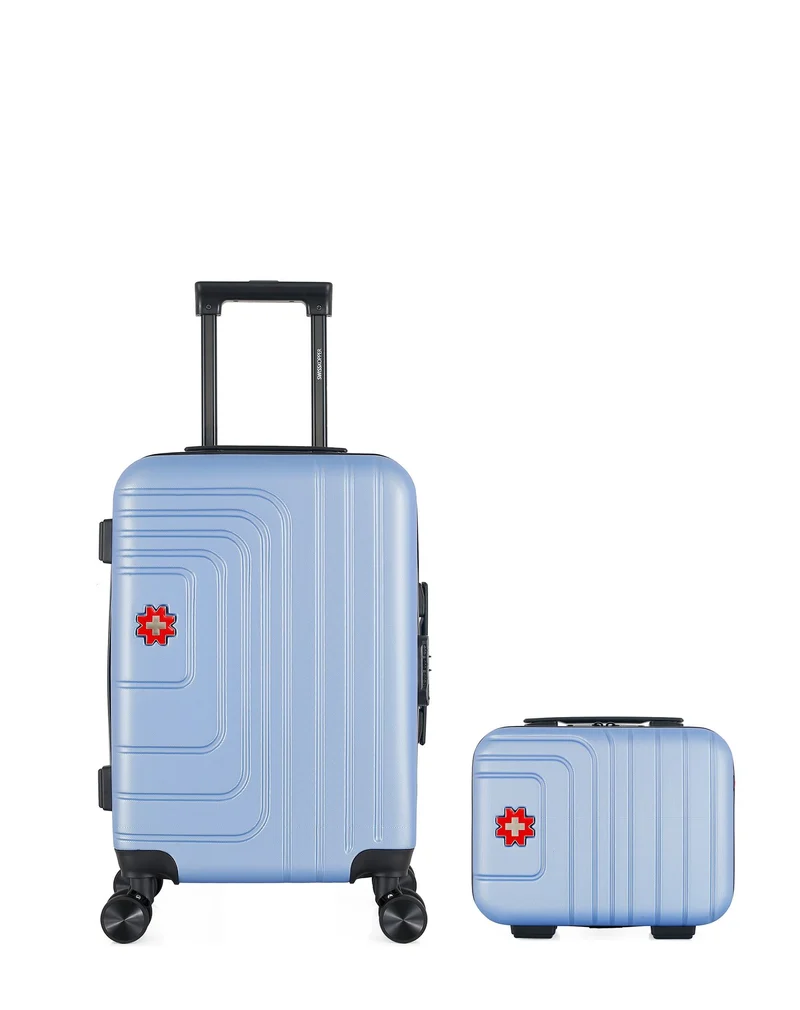 Lot de 2 Valises Rigides Cabine et Vanity RUTI