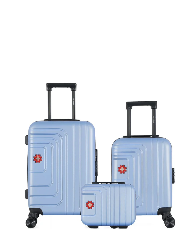 Lot de 3 Valises Rigides Cabine, Cabine XXS et Vanity RUTI