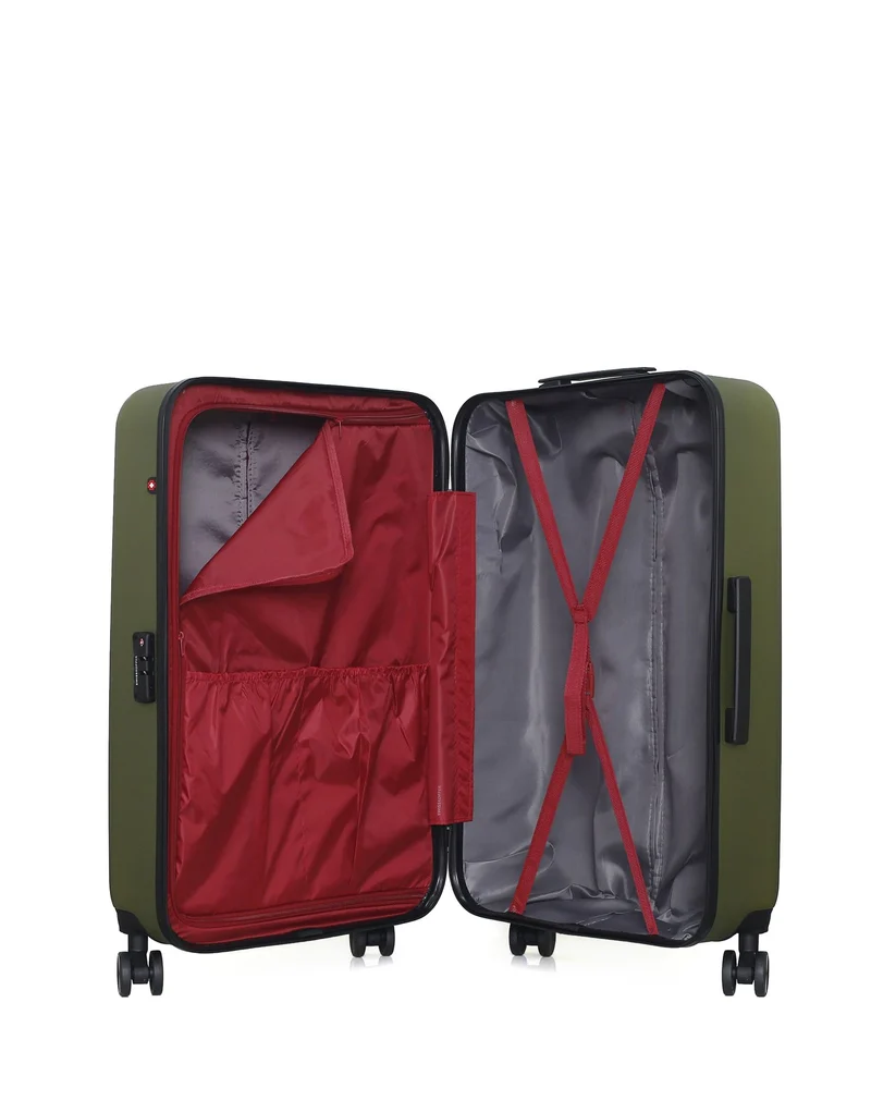 Lot de 3 Valises Rigides Grand Format, Cabine et Vanity RUTI