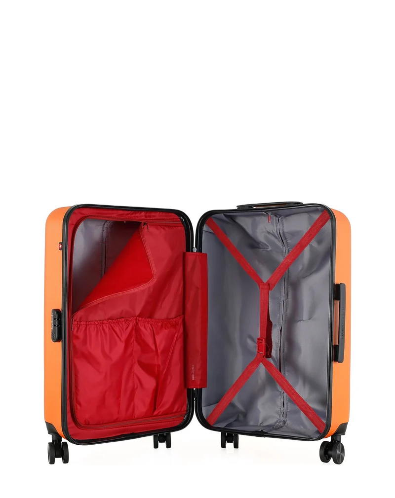 Lot de 3 Valises Rigides Taille Moyenne, Cabine XXS et Vanity RUTI