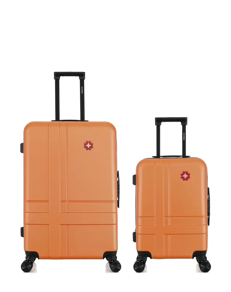 Lot de 2 Valises Rigides Grand Format et Cabine USTER