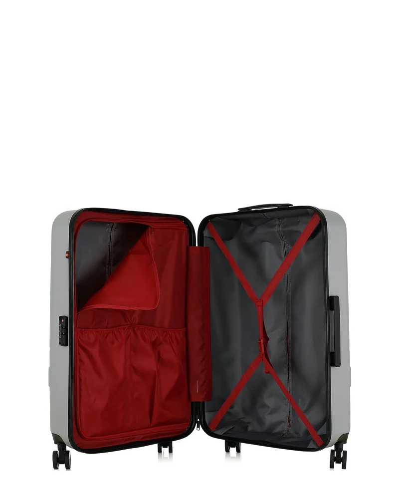 Lot de 2 Valises Rigides Grand Format et Cabine USTER