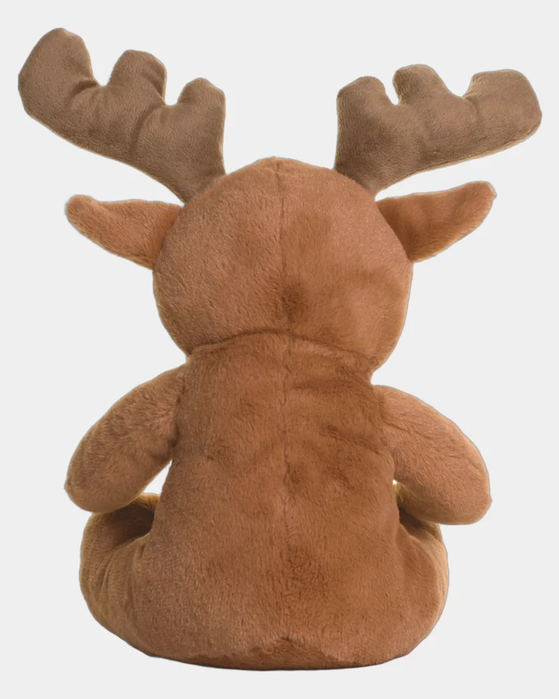 Peluche renne nez rouge EN71 à personnaliser