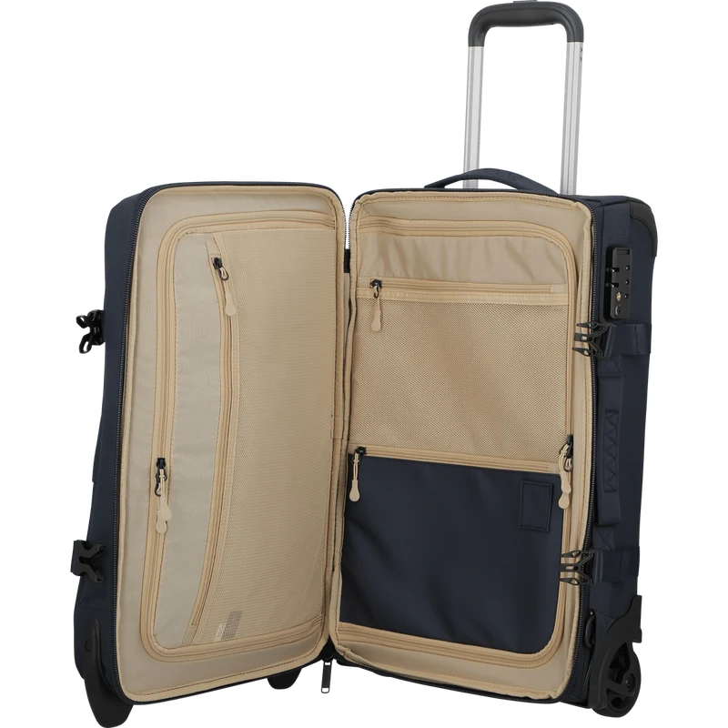 Sac de voyage Cabine 2 roues 55x35x20 cm - Dunaa Jump | 3 en 1 avec bretelles amovibles