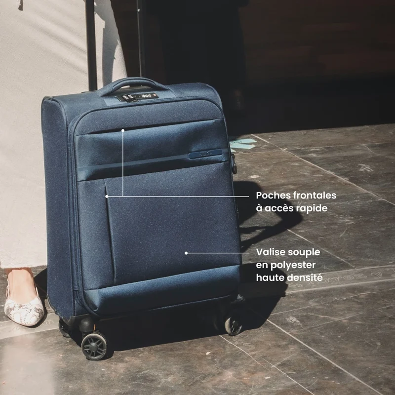 Valise large 78 cm - Monthélys Jump | Souple & extensible