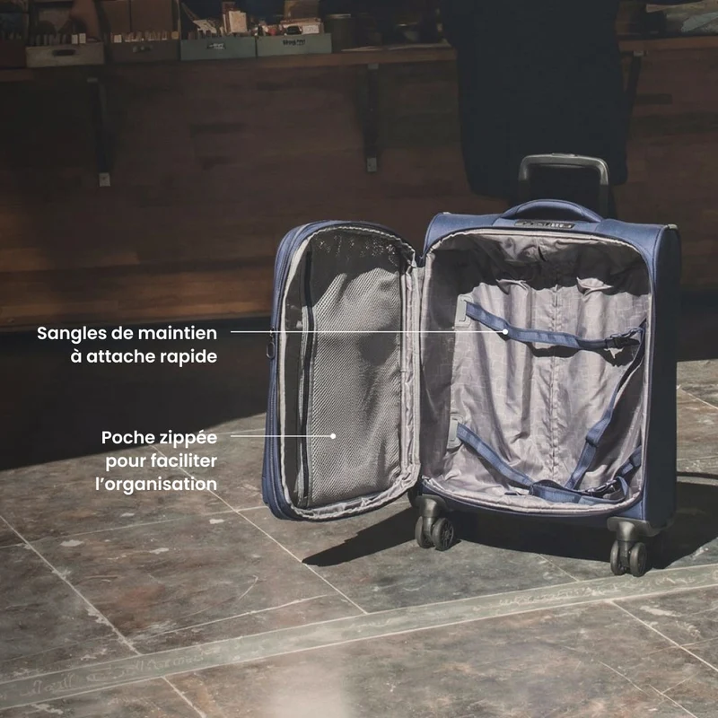 Valise médium 67 cm - Monthélys Jump | Organisation simplifiée