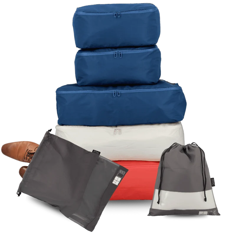 Set de 7 pochettes de voyage taille L