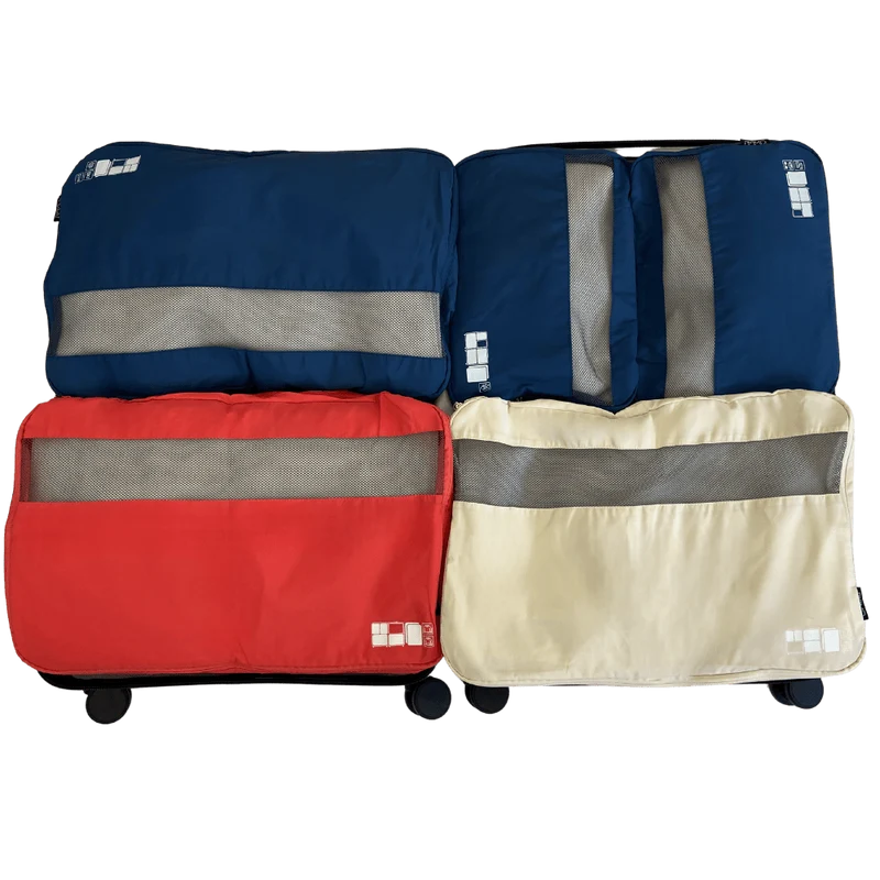 Set de 7 pochettes de voyage taille L