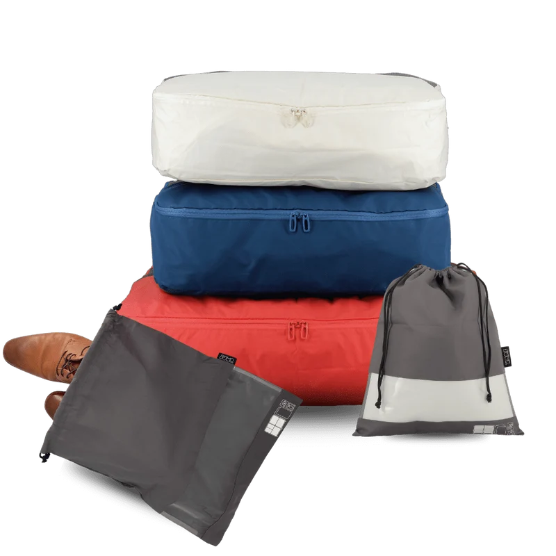 Set de 5 pochettes de voyage taille M