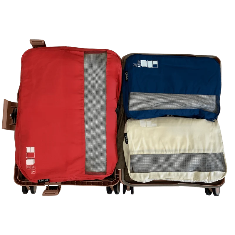Set de 5 pochettes de voyage taille S