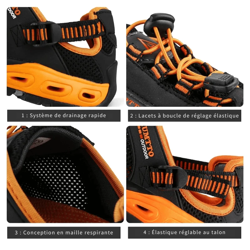 Chaussures de randonnée aquatiques homme