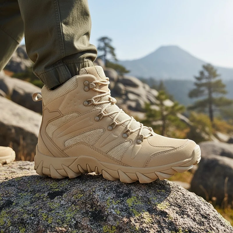 Bottes de randonnée renforcées homme