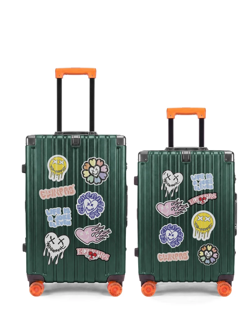 Lot de 2 Valises Rigides Taille Moyenne et Cabine LUGERS
