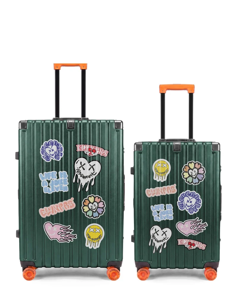 Lot de 2 Valises Rigides Grand Format et Taille Moyenne LUGERS