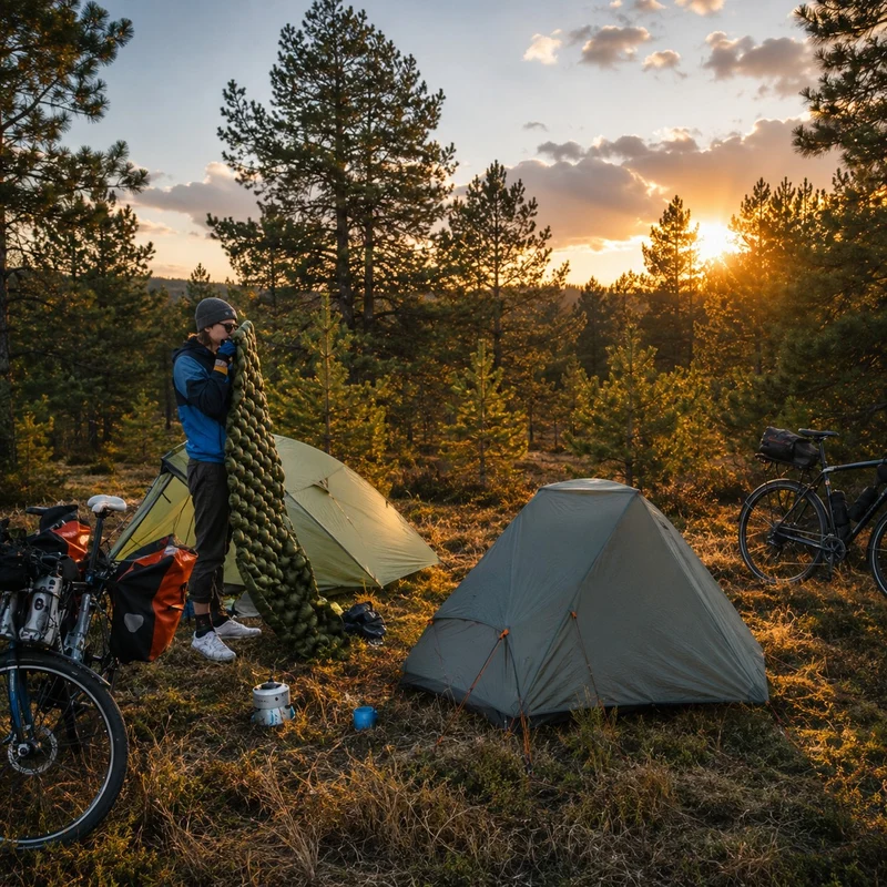 Tente camping randonnée 1 place compacte