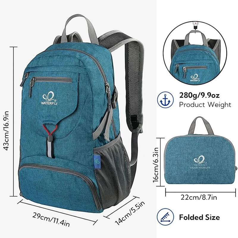 Sac à dos randonnée 20L compact et pliable