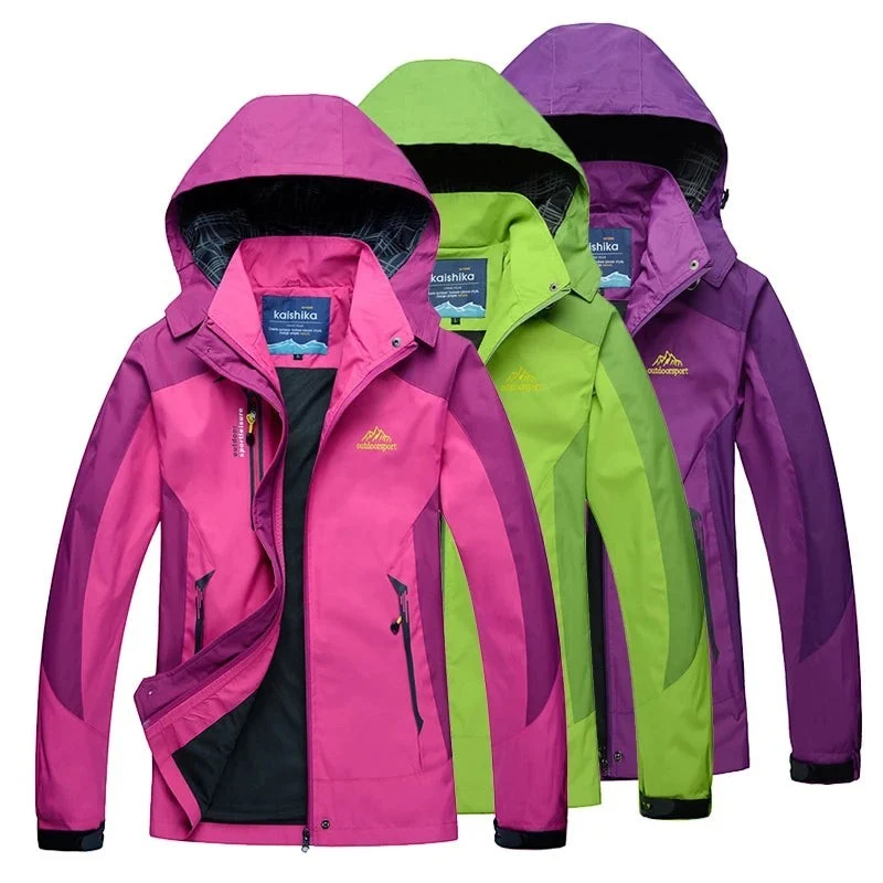 Veste montagne femme imperméable capuche