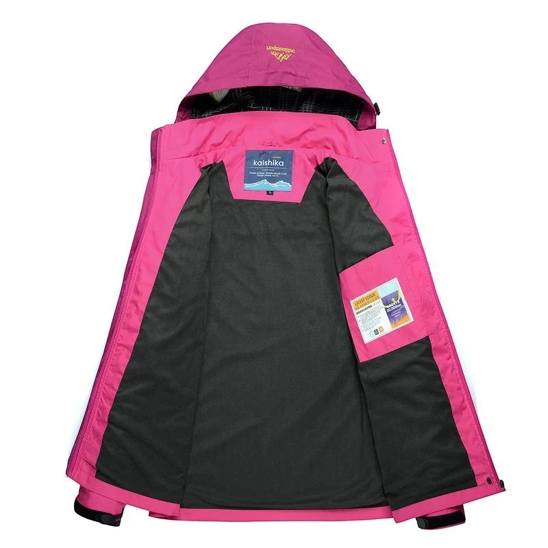 Veste montagne femme imperméable capuche