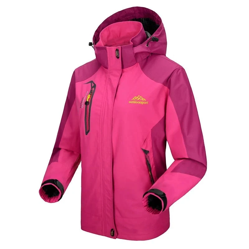 Veste montagne femme imperméable capuche