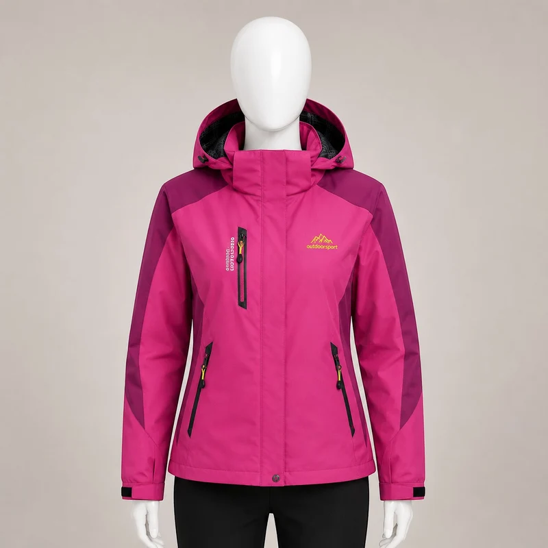 Veste montagne femme imperméable capuche
