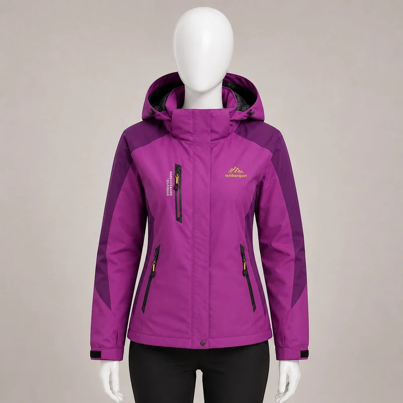 Veste montagne femme imperméable capuche