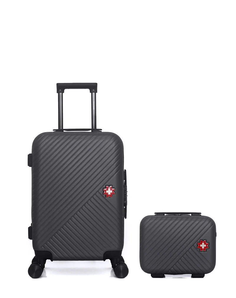 Lot de 2 Valises Rigides Cabine et Vanity SPIEZ