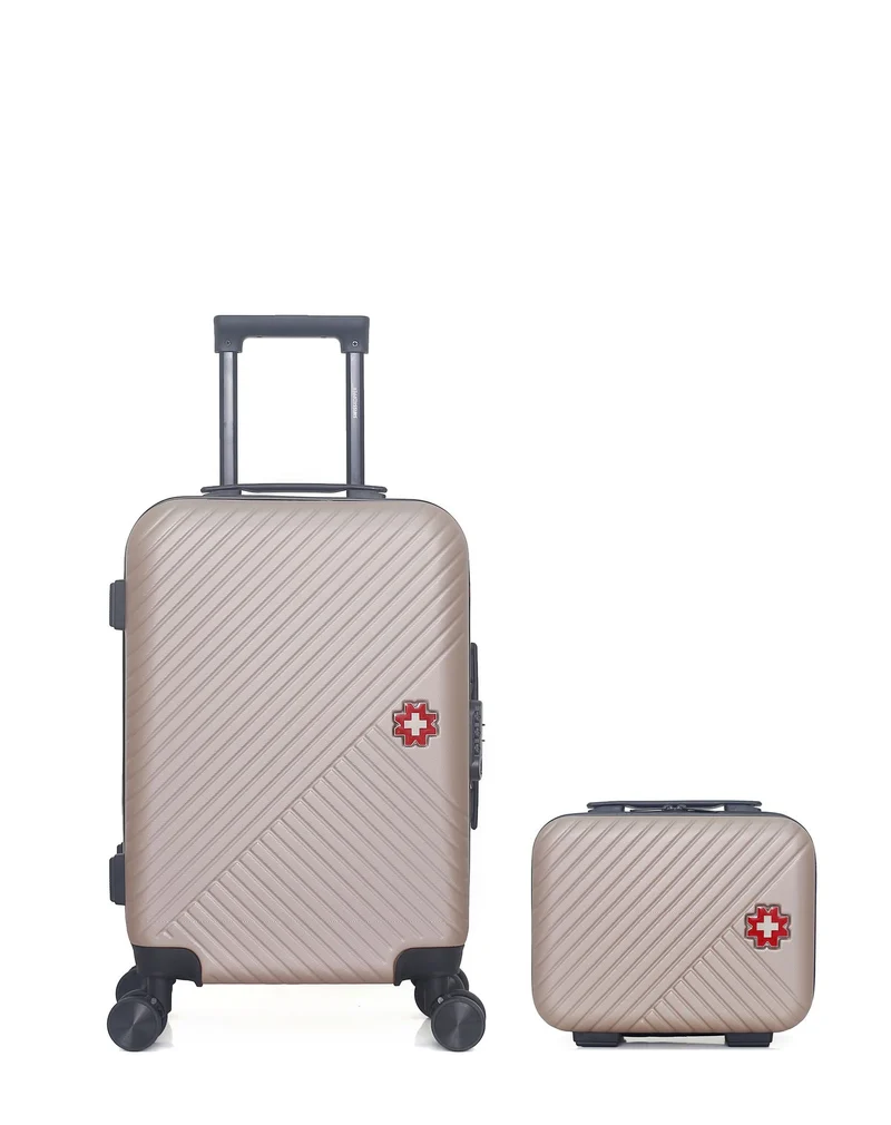 Lot de 2 Valises Rigides Cabine et Vanity SPIEZ