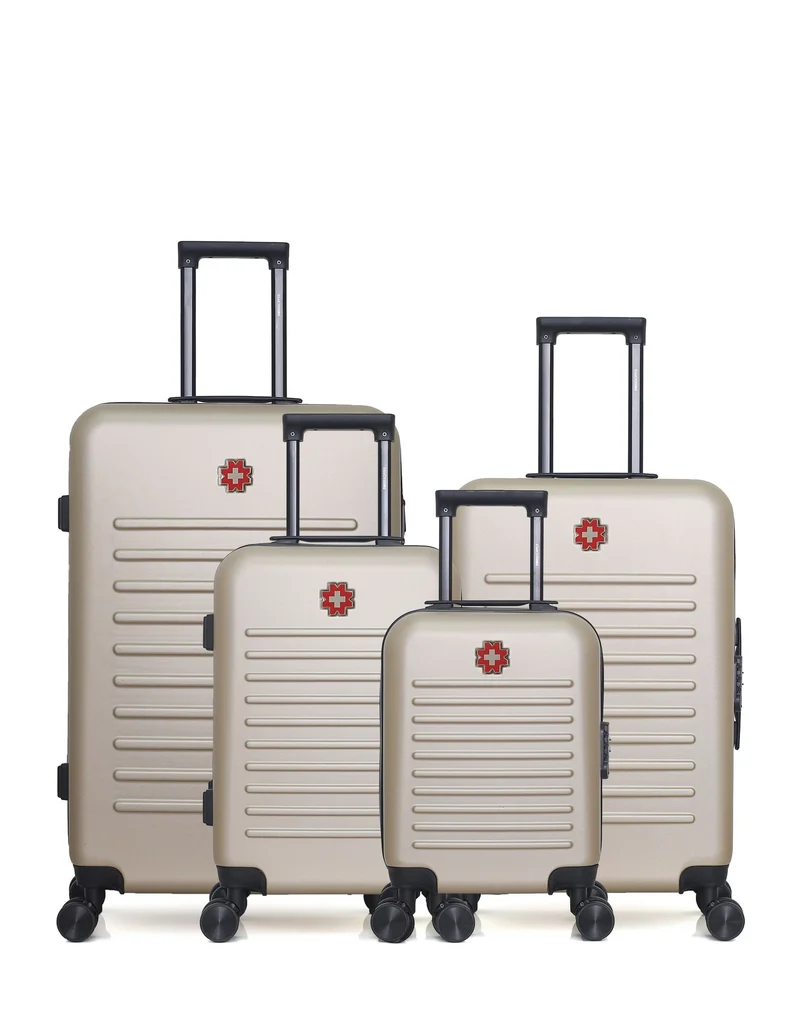 Lot de 4 valises grand format, weekend, cabine et cabine XXS WIL