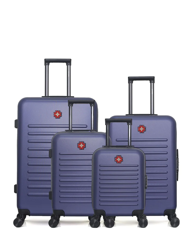 Lot de 4 valises grand format, weekend, cabine et cabine XXS WIL