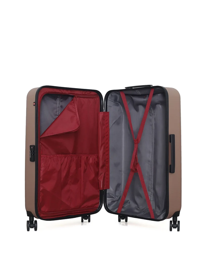 Lot de 4 Valises Rigides Grand Format, Taille Moyenne, Cabine XXS et Vanity WIL