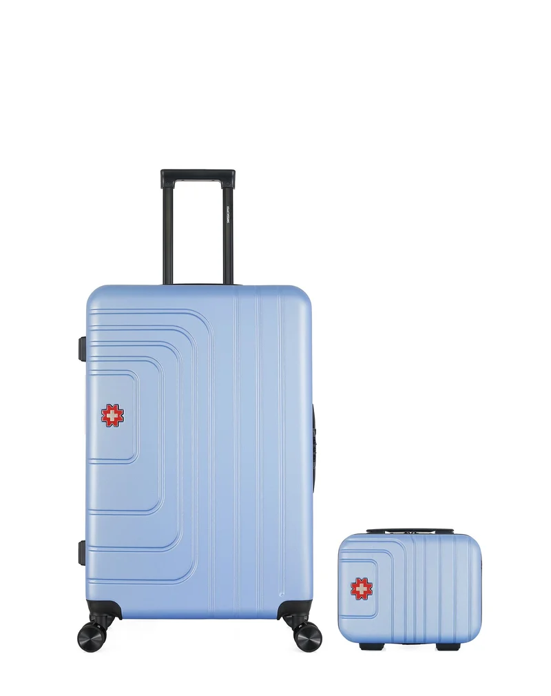 Lot de 2 Valises Rigides Grand Format et Vanity RUTI