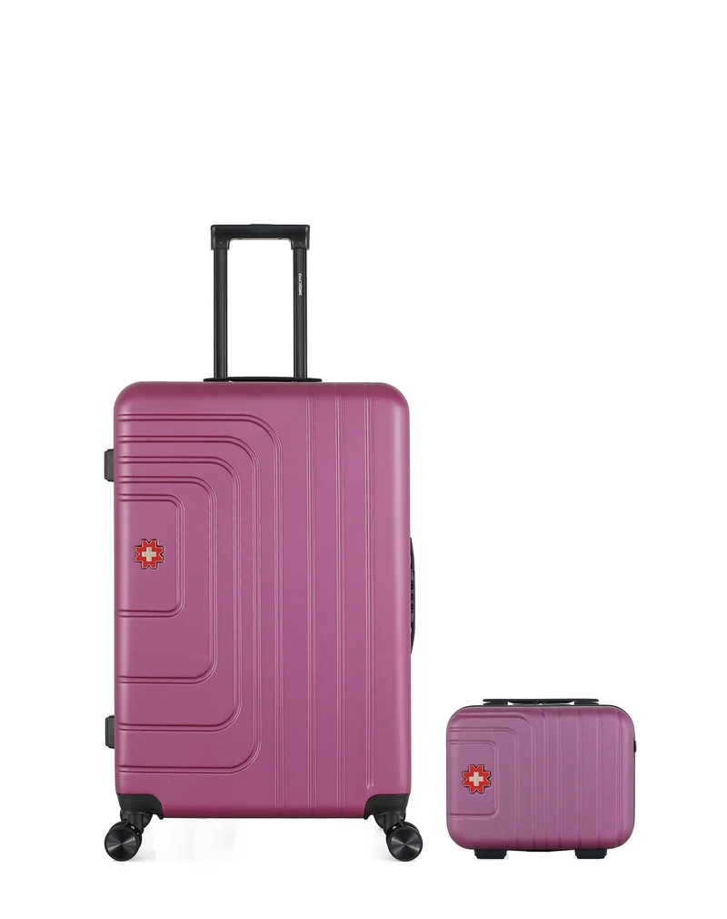 Lot de 2 Valises Rigides Grand Format et Vanity RUTI