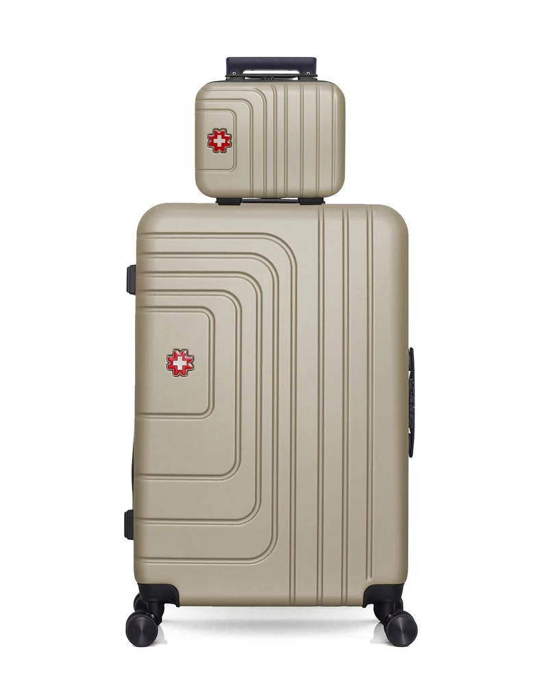 Lot de 2 Valises Rigides Grand Format et Vanity RUTI