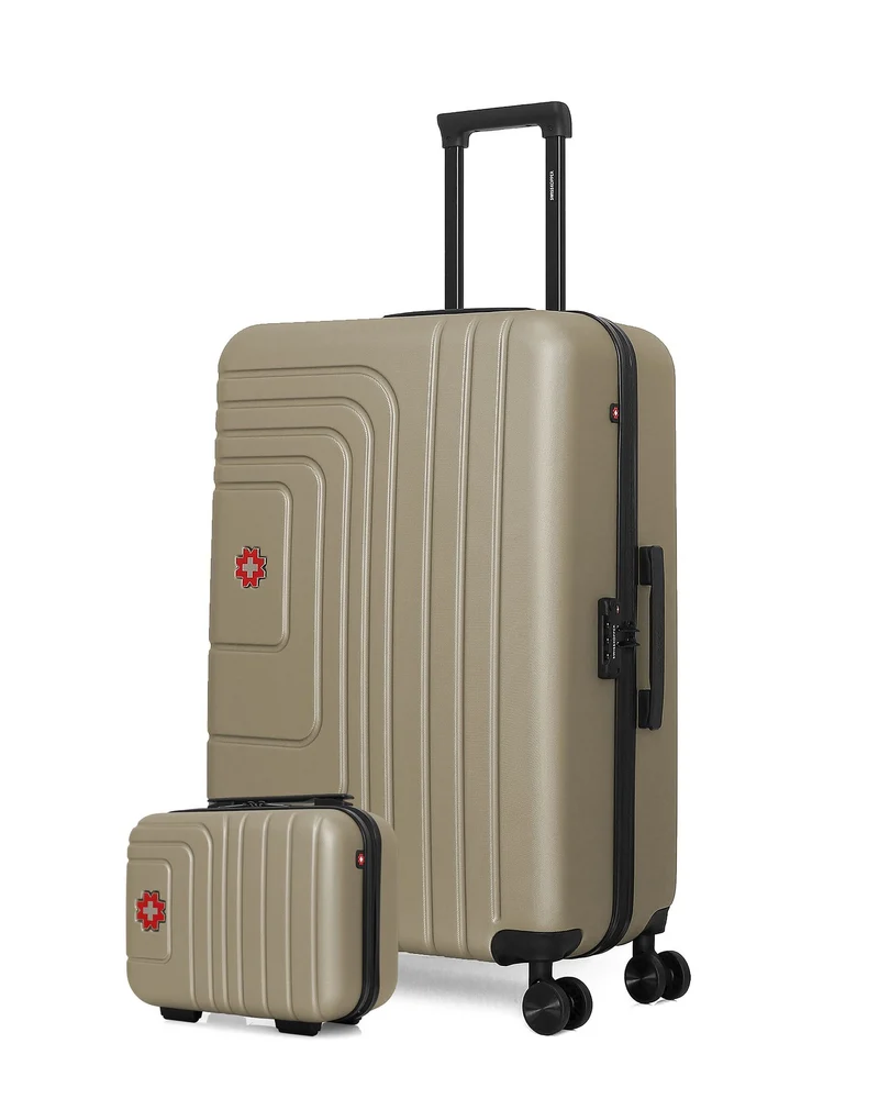Lot de 2 Valises Rigides Grand Format et Vanity RUTI